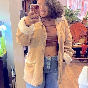 Vintage haland suede coat